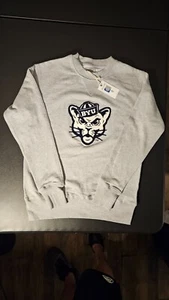 BYU Cougars Hillflint Mens S Gray Mascot Sweatshirt Pullover Crewneck - Picture 1 of 9