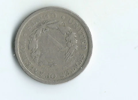 1908 V NICKEL  ROTATED REVERSE AND MISALIGNED DIES Cover