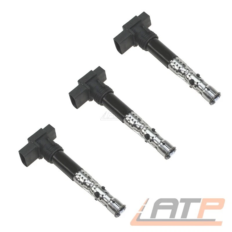 3x ZÜNDSPULE FÜR SEAT IBIZA SKODA FABIA VW POLO 9N FOX 1.2 AWY BMD CHFA CHFB - Bild 1 von 1