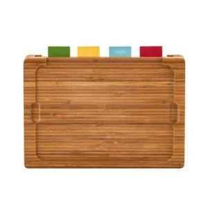 Wiltshire Eco Bamboo Multi Chopping & Cutting Board Set of 4 Mat Colour Coded - Picture 1 of 7