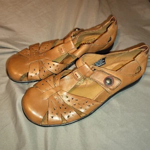 Cobb Hill By New Balance Paige CAG37TN Women's Sandals Brown Leather Sz 9 M - Picture 1 of 13