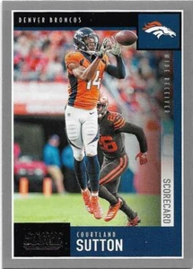 2020 SCORE SCORECARD PARALLEL #123 COURTLAND SUTTON - Picture 1 of 1