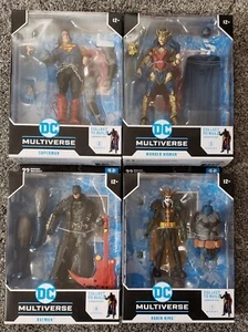 McFarlane DC Comics Multiverso Padre Oscuro BAF Lote Completo de 4 Figuras NUEVO - Imagen 1 de 7