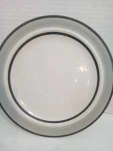 Stoneware REPLACEMENT PLATE  oven/microwave dishwasher/freezer Ok.  Grey. JAPAN - Picture 1 of 3