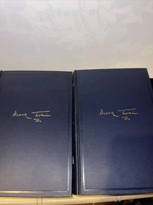 MARK TWAIN’S AUTOBIOGRAPHY 2 VOLUMES HARPER & BROS. 1924 1ST EDITION Unread Copy - Picture 1 of 21