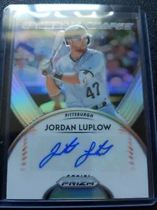 2019 Panini Prizm Jordan Luplow Gameday Graphs Auto Prizm Parallel #GB-JL - Picture 1 of 1