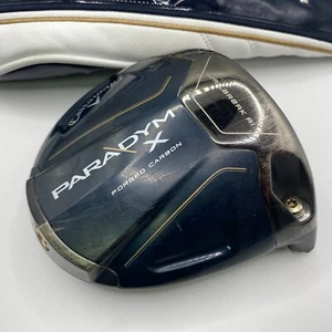 Callaway Paradym 9° Driver Head Only RH + Headcover Excellent From Japan - Picture 1 of 18