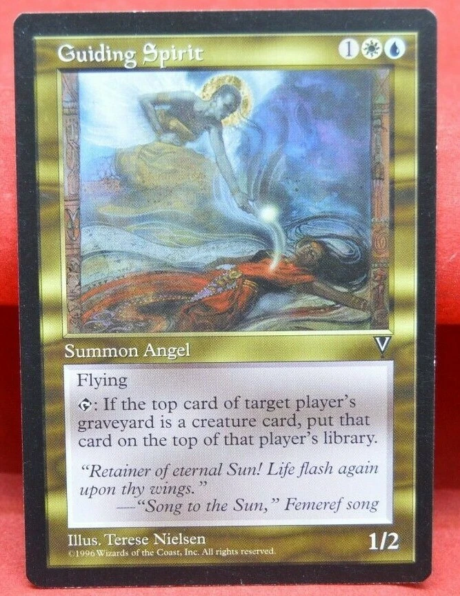 Multicolored Summon Angel Guiding Spirit Visions Block Magic: The Gathering 7523 - Image 1 of 1