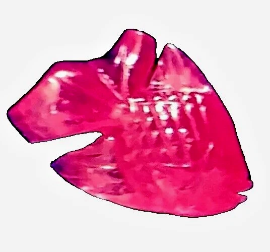 Rubí 7,59 quilates, tallado artístico a mano, tamaño: 17x12 mm, piedra preciosa natural, ¡muy raro! Foto 1 de 4