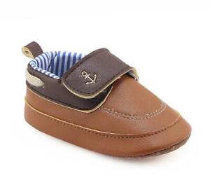 Fashion Baby Boy Anchor Pram Shoes Pre Walker Trainers Size Newborn to 18 Months