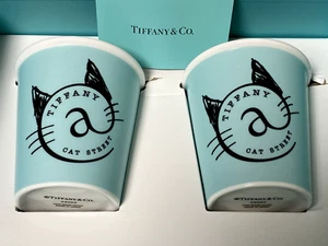 Tiffany Cat Street Limited Edition Cups Bone China Harajuku - Picture 1 of 8