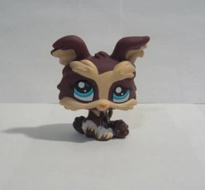 LITTLEST PET SHOP YORKIE # 1473 TAN & BROWN with BLUE EYES - Picture 1 of 3
