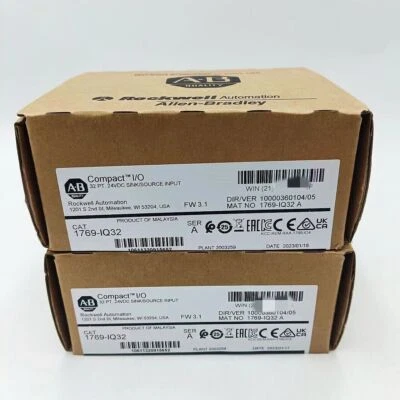 New Sealed Allen-Bradley 1769-IQ32 CompactLogix 32 Pt 24VDC D/I Module 1769-IQ32 - Image 1 of 4