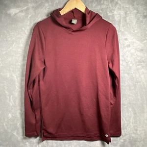 Xersion Hoodie Women' S Maroon Light Pullover Performance Thermo Sweatshirt - Picture 1 of 19