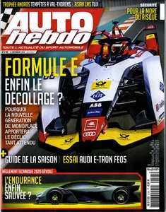 AUTO HEBDO Nr. 2195 12.12.2018 Präsentation FORMEL E 2018-2019 ASIAN LMS FUJI - Bild 1 von 1