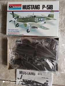 Mustang P-51B Modellbausatz Monogram 1/72 - Bild 1 von 2