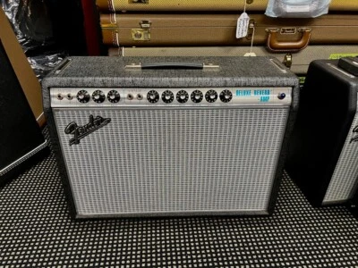 In Store – 1968 Fender Limited Edition ’68 Custom Deluxe Reverb “gunmetal grey” - image 1 of 4