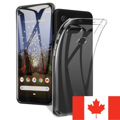 Clear TPU Cover Case For Google Pixel 3a / 3a XL - Image 1 of 4