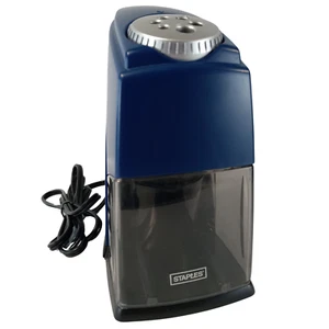 Staples Model 21833 Electric Pencil Sharpener - Blue & Black - Picture 1 of 9