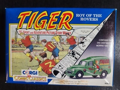 CORGI COMIC CLASSICS TIGER ROY OF THE ROVERS MORIS MINOR #96846 NEW IN ORIG BOX - Image 1 of 4