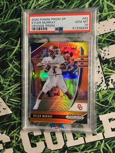 2020 Panini Prizm Draft Picks Kyler Murray #62 Orange Prizm PSA 10 GEM MINT