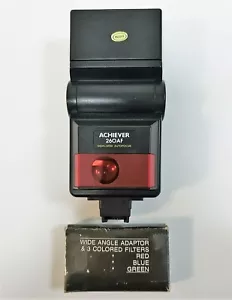 ACHIEVER 260AF Dedicated Autofocus Accessory FLASH *Adjusts 0°-30°-45°-60°-90° - Picture 1 of 11