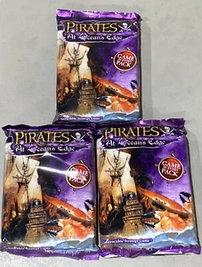 Pirates at Ocean's Edge Lot of 3 packs (Web Games, 2007) NEW Sealed - Picture 1 of 2