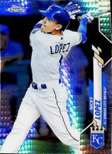 2020 Topps Chrome Prism Refractor #92 Nicky Lopez Kansas City Royals