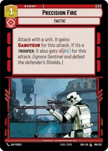 Precision Fire - Aggression - Spark of Rebellion TCG - Picture 1 of 1