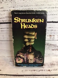 Shrunken Heads (VHS, 1994) Full Moon Paramount Horror Blockbuster Rental Tape - Picture 1 of 8