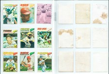 1977  Topps Venezuelan Sticker LOT OF 9, BENCH,FISK,FIDRYCH,PARKER,FOSTER