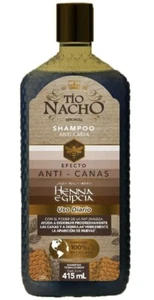 Tío Nacho Efecto Anti Caída Anti Canas Shampoo con Jalea Real Y Henna 415ML - Picture 1 of 5