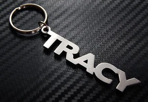 TRACY Llavero Llavero Acero Inoxidable Nombre Regalo - Imagen 1 de 1