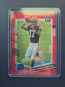 2023 Donruss Optic Football Dorian Thompson-Robinson Red Prizm 93/99 #225 - Picture 1 of 2