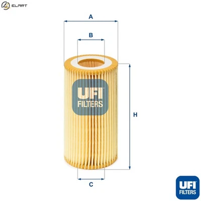 OIL FILTER 25.013.00 FOR JEEP GRAND/CHEROKEE/II/SUV/Mk MERCEDES-BENZ CLK 2.7L - Image 1 of 4