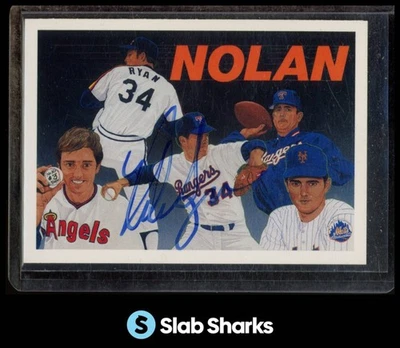1991 UPPER DECK #18 NOLAN RYAN BASEBALL HEROES IN PERSON AUTOGRAPH NO COA - Изображение 1 из 4