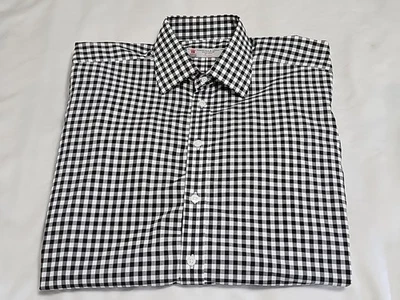 Turnbull & Asser Classic Gingham Button-up Long Sleeve Luxury Dress Shirt SZ 16 - Image 1 of 4