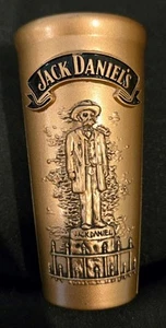 Vaso de chupito de metal dorado Jack Daniel's 2002 - Imagen 1 de 3