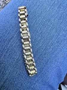 Rolex Style Bicolor Armband. Milnor 925 Made In Italy - Bild 1 von 6