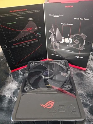 ASUS ROG Strix XF120 Whisper Quiet 4-pin PWM Fan Mag-Lev 1800RPM - Image 1 of 4
