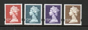 GB MNH 1999 SG1800-1803 MÁQUINA JUEGO DE 4 - Imagen 1 de 1