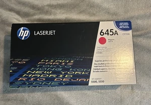 HP 645A Magenta Genuine LaserJet C9733A Toner NEW Sealed - Picture 1 of 5