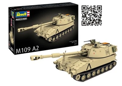 KIT MODELLINO CARRO ARMATO REVELL M109 A2 MODELLISMO SCALA 1:72 - Immagine 1 di 4