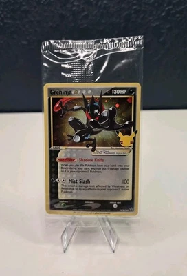 Greninja Gold Star Holo Promo SWSH144 Celebrations Pokemon Sealed Swirl - Image 1 of 4