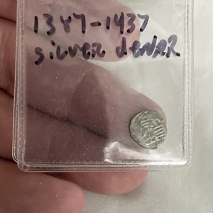 Holy Roman Empire: Hungary Sigismund Parvus (1387-1437). 10 mm Silver - Picture 1 of 6