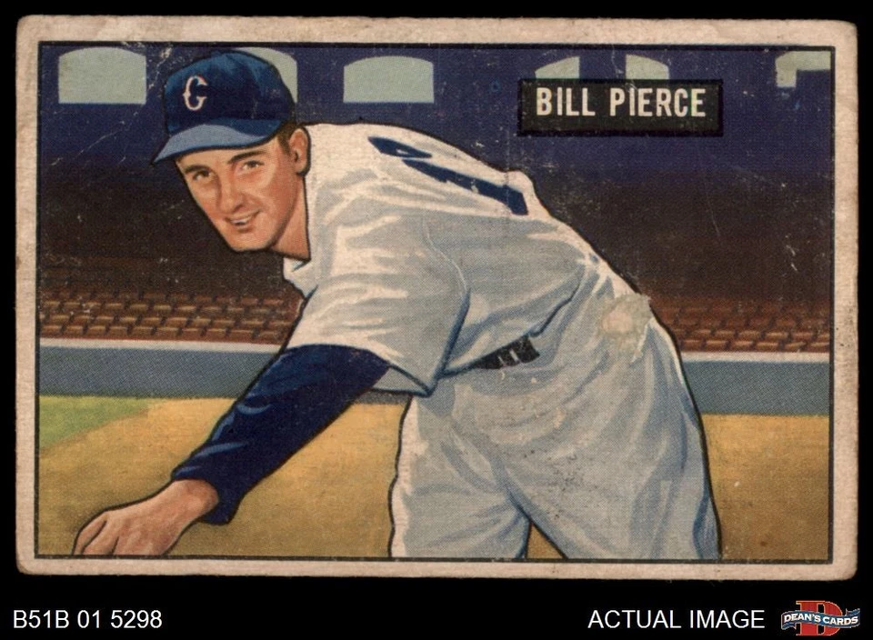 1951 Bowman #196 Bill Pierce White Sox RC 1.5 - FAIR - Image 1 of 1