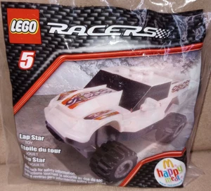 LEGO Racers LAP STAR 5 McDonalds 2009 Happy Meal Toy Sealed NEW IN PACKAGE - Picture 1 of 3