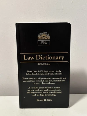 Law Dictionary Barón’s Legal Guide Pre Law School. Legal Terms To Succeed 1 L - Image 1 of 4