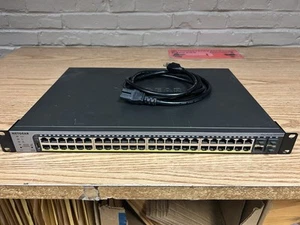 Netgear GS752TPv2 ProSafe 48-Port Gigabit PoE+ Smart Pro Switch with 4 SFP Ports - Picture 1 of 7
