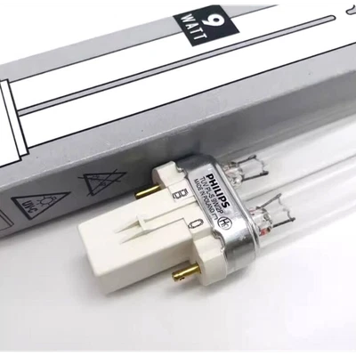 Philips TUV PL-S 9w Single Tube 2-pin G23 Compact UVC Germicidal lamp UV light - Image 1 of 4